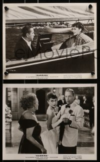 6d757 SABRINA 4 8x10 stills 1954 great images of Audrey Hepburn & William Holden, Billy Wilder!