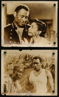 6d841 SONG OF FREEDOM 3 8x10 stills 1938 Robeson in his most memorable role, $500,000 epic, rare!