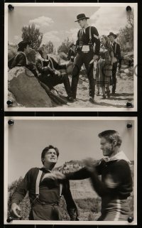 6d850 TOMAHAWK TRAIL 3 8x10 stills 1957 Chuck Connors, John Smith, western!