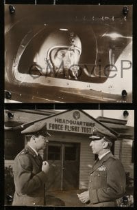 6d418 TOWARD THE UNKNOWN 10 7.5x9.5 stills 1956 images of pilot William Holden & Virginia Leith!