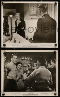 6d768 TWIST OF FATE 4 8x10 stills 1954 sexy Ginger Rogers has too many men on a string, gambling!