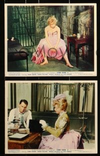 6d017 CAN-CAN 8 color English FOH LCs 1960 Frank Sinatra, Shirley MacLaine, Chevalier & Jourdan!