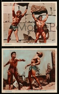 6d041 HERCULES, SAMSON, & ULYSSES 8 color English FOH LCs 1966 the world's three mightiest men!
