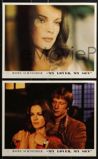 6d063 MY LOVER MY SON 8 color English FOH LCs 1970 Romy Schneider seduces her son Dennis Waterman!