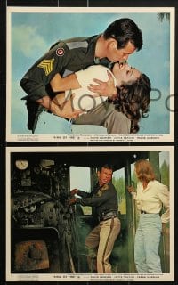 6d076 RING OF FIRE 8 color English FOH LCs 1961 cool images of cop David Janssen & Joyce Taylor!