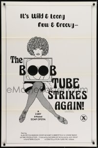 6f119 BOOB TUBE STRIKES AGAIN 1sh 1977 zany sex-soap opera, wild & looney, new & groovy!