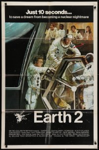 6f250 EARTH 2 1sh 1971 Gary Lockwood has 10 seconds to save a dream from becoming a nightmare!
