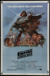 6f005 EMPIRE STRIKES BACK style B NSS style 1sh 1980 George Lucas classic, art by Tom Jung!
