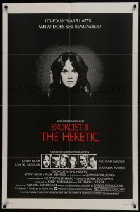 6f263 EXORCIST II: THE HERETIC 1sh 1977 Linda Blair, Boorman's sequel to Friedkin's movie!