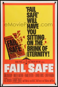 6f266 FAIL SAFE 1sh 1964 directed by Sidney Lumet, sitting on the brink of eternity!