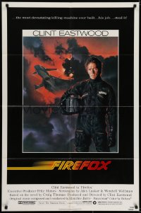 6f292 FIREFOX 1sh 1982 cool Charles deMar art of killing machine Clint Eastwood!