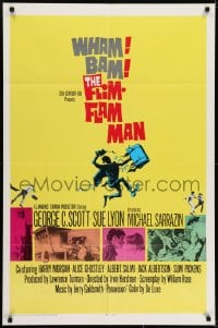 6f302 FLIM-FLAM MAN 1sh 1967 Geroge C. Scott as ultimate con man, Sue Lyon, Jack Davis art!