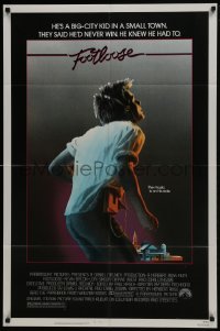 6f306 FOOTLOOSE 1sh 1984 competitive dancer Kevin Bacon has the music on his side!