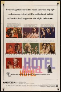 6f402 HOTEL 1sh 1967 from Arthur Hailey's novel, Rod Taylor, Catherine Spaak, Karl Malden