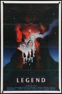 6f480 LEGEND 1sh 1986 Tom Cruise, Mia Sara, Tim Curry, Ridley Scott, cool fantasy artwork!
