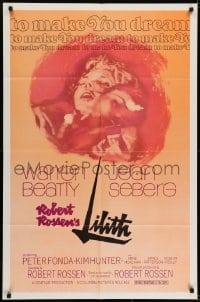 6f494 LILITH 1sh 1964 Warren Beatty, before Eve, there was evil, and her name was Jean Seberg!