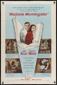 6f550 MARJORIE MORNINGSTAR 1sh 1958 Gene Kelly, Natalie Wood, from Herman Wouk's novel!