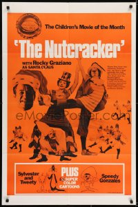6f637 NUTCRACKER 1sh 1964 Der Heinz Liesendahl's Der Nussknacker, Rocky Graziano as Santa Claus!
