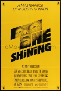 6f766 SHINING studio style 1sh 1980 Stephen King & Stanley Kubrick, iconic art by Saul Bass!