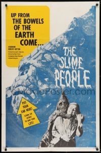6f790 SLIME PEOPLE 1sh 1963 wild cheesy wacky monster image, learn the secret to save your life!