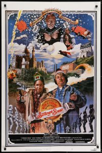 6f828 STRANGE BREW 1sh 1983 art of hosers Rick Moranis & Dave Thomas with beer by John Solie!