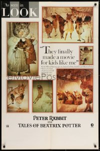 6f863 TALES OF BEATRIX POTTER 1sh 1971 Peter Rabbit, English ballet dancing fantasy!