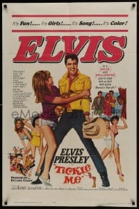 6f890 TICKLE ME 1sh 1965 Elvis Presley is fun, way out wild & wooly, spooky & full of joy and jive!
