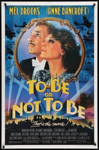 6f898 TO BE OR NOT TO BE 1sh 1983 art of multiple Mel Brooks & Anne Bancroft!