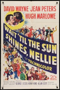 6f949 WAIT 'TIL THE SUN SHINES, NELLIE 1sh 1952 David Wayne, Jean Peters, Hugh Marlowe