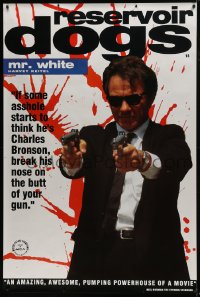 6g350 RESERVOIR DOGS English 40x60 1992 Quentin Tarantino, Harvey Keitel as Mr. White!