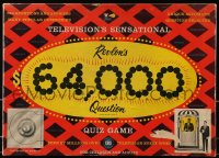 6g139 $64,000 QUESTION board game 1955 includes automatic question selector!