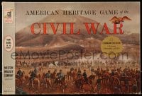 6g144 AMERICAN HERITAGE board game 1961 you make command decisions & plan Civil War battles!