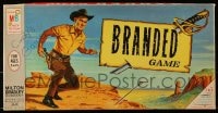 6g153 BRANDED board game 1966 they called Chuck Connors a coward, but he knew he was a man!