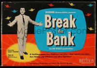6g154 BREAK THE BANK board game 1955 Bert Parks, a game that adults & children can play together!
