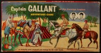 6g158 CAPTAIN GALLANT OF THE FOREIGN LEGION board game 1955 Buster Crabbe, pursuit & strategy!