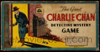 6g160 CHARLIE CHAN board game 1937 the great detective mystery game!