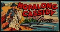 6g187 HOPALONG CASSIDY board game 1950 William Boyd as the legendary cowboy!