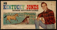 6g197 KENTUCKY JONES board game 1965 Dennis Weaver's NBC TV show about horse auctions!