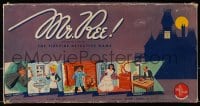 6g213 MR. REE!: THE FIRESIDE DETECTIVE board game 1965 solve a crime committed under your nose!