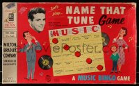 6g214 NAME THAT TUNE board game 1959 hosted by George DeWitt, a music bingo game!