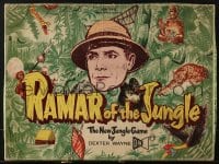 6g230 RAMAR OF THE JUNGLE board game 1953 John Hall as the white witch doctor!