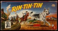 6g141 ADVENTURES OF RIN TIN TIN board game 1955 James Brown & Flame Jr. in the title role!