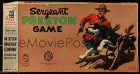 6g233 SERGEANT PRESTON OF THE YUKON board game 1956 RCMP Dick Simmons & Yukon King in Canada!