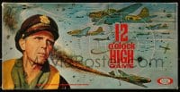 6g249 TWELVE O'CLOCK HIGH board game 1965 Robert Lansing as General Frank Savage!