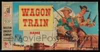 6g254 WAGON TRAIN board game 1960 make your way out West with Ward Bond & Robert Horton!