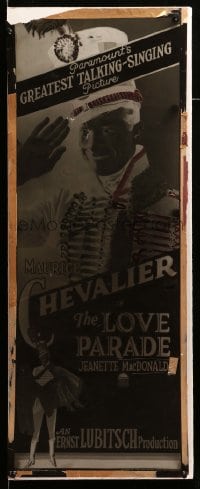 6g107 LOVE PARADE 14x35 negative 1929 Ernest Lubitsch, Maurice Chevalier talking & singing picture!