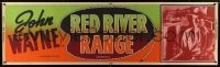 6g395 RED RIVER RANGE paper banner R1953 Lorna Gray, John Wayne, 3 Mesquiteers!
