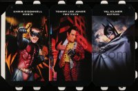 6g055 BATMAN FOREVER 12x26 small mobile 1995 Kilmer, Kidman, O'Donnell, Jones, Carrey, top cast!