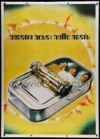 6g282 BEASTIE BOYS 39x55 music poster 1998 Hello Nasty, image of the band in a sardine tin!