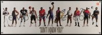6g296 NIKE 24x72 advertising poster 1990s great images of Bo Jackson, different sports!